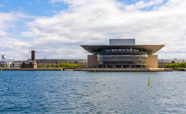 Danimarka'da Copenhagen Opera binasının görünümü