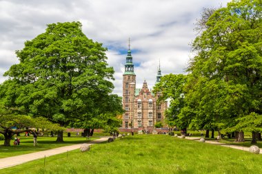 Rosenborg kale bahçeleri Kopenhag - Danimarka