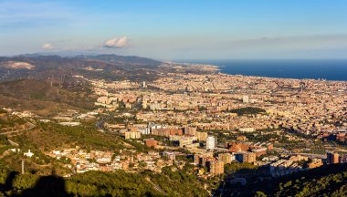 Barselona Sagrat Cor Tapınağı tepesinden görünümü