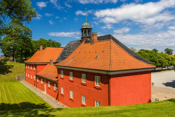 Kasárna v pevnosti Kastellet, Kodaň, Dánsko — Stock fotografie