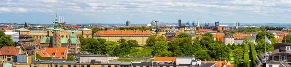 Panorama över Köpenhamn från Rundetårn — Stockfoto