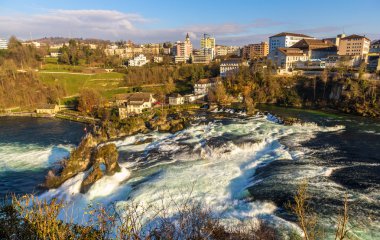 Rhine falls Schaffhausen - İsviçre