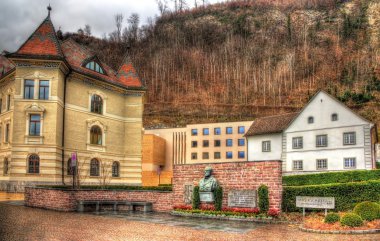 Josef Gabriel von Rheinberger Vaduz - Liechtenstein heykeli