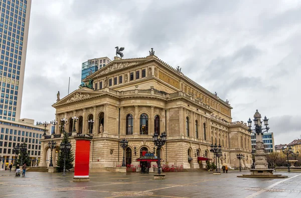 Alte Oper (stara Opera) w Frankfurt, Niemcy — Zdjęcie stockowe