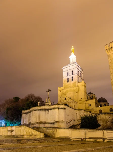 Katedra Notre Dame des Doms w Avignon, Francja — Zdjęcie stockowe