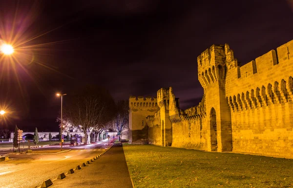 Védelmi falak, Avignon, Franciaország unesco Világörökség — Stock Fotó