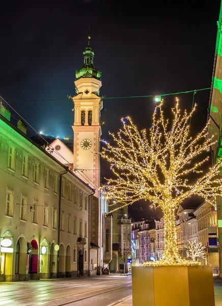 Juldekorationer i Innsbruck - Österrike — Stockfoto