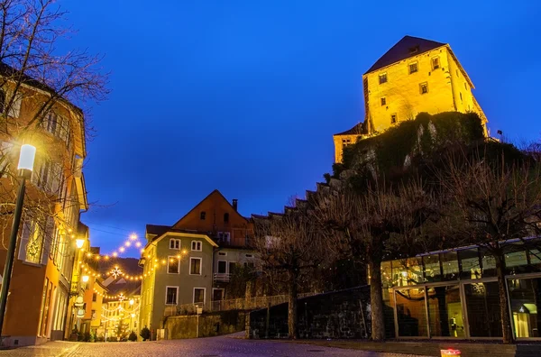 Zamek Schattenburg nad Feldkirch - Austria — Zdjęcie stockowe