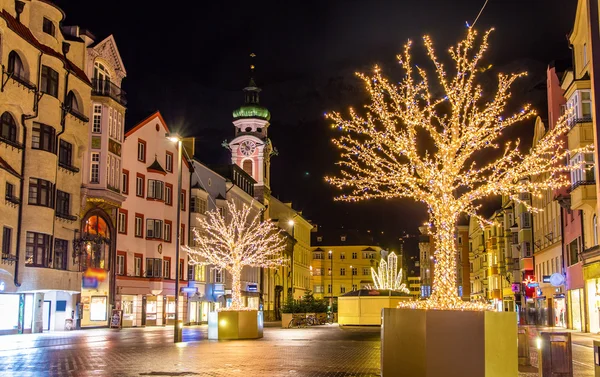 Decoraciones navideñas en Innsbruck - Austria — Foto de Stock