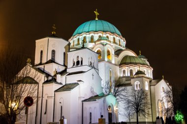 Küçük ve Saint Sava Katedrali Belg ana kiliseler