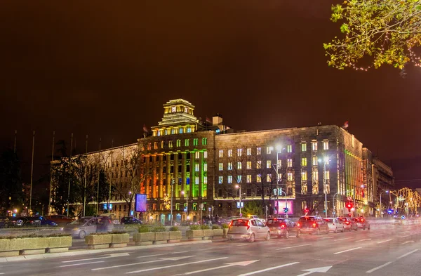 Oficina Principal de Correos de Serbia en Belgrado — Foto de Stock