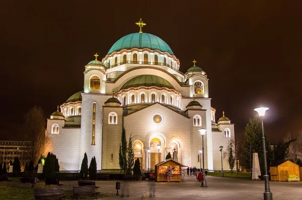 De kathedraal van Sint Sava in Belgrado — Stockfoto