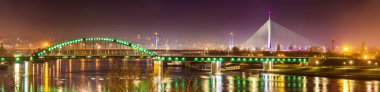 Belgrad Panoraması Sava Nehri - Sırbistan