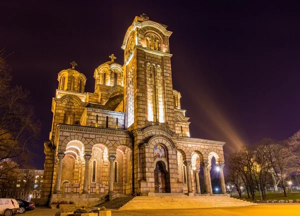 Kirche St. Mark in Belgrad - Serbien — Stockfoto