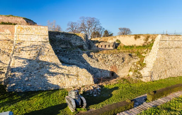 Defensive walls of Belgrade Fortress in Serbia — Stock Photo, Image