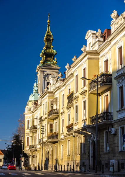 Épületek a belgrádi city center - Szerbia — Stock Fotó