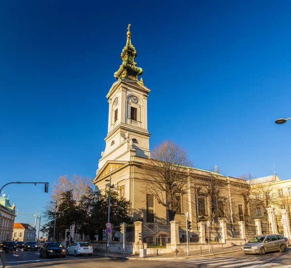 Katedrális templom Szent Michael arkangyal Belgrád - szerb — Stock Fotó