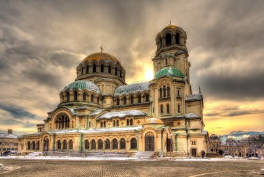 Alexander Nevsky Cathedral in Sofia, Bulgaria clipart