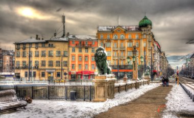 Lions Bridge in Sofia - Bulgaria clipart