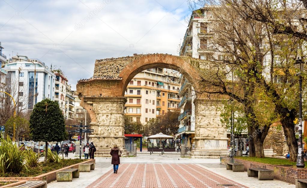 Arch of Galerius in Thessaloniki - Greece