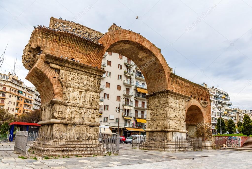 Arch of Galerius in Thessaloniki - Greece