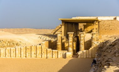 Hypostyle hall at the Pyramid of Zoser - Saqqara, Egypt clipart