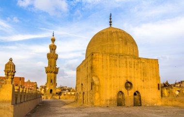 Kubbe ve Minare Amir al-Maridani cami Kahire - Mısır