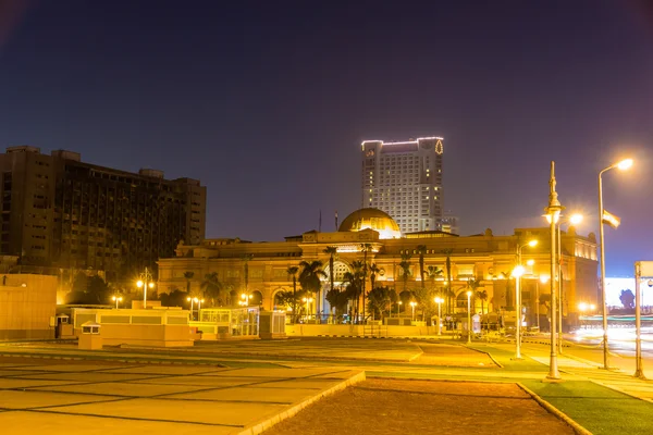 Egyptské muzeum na náměstí Tahrír v Káhiře na 1 lednu 2015 — Stock fotografie