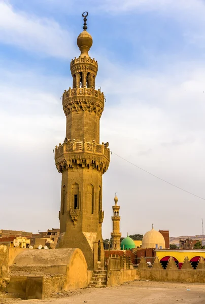 Minaret meczetu Amir al Maridianiego w Kairze - Egipt — Zdjęcie stockowe