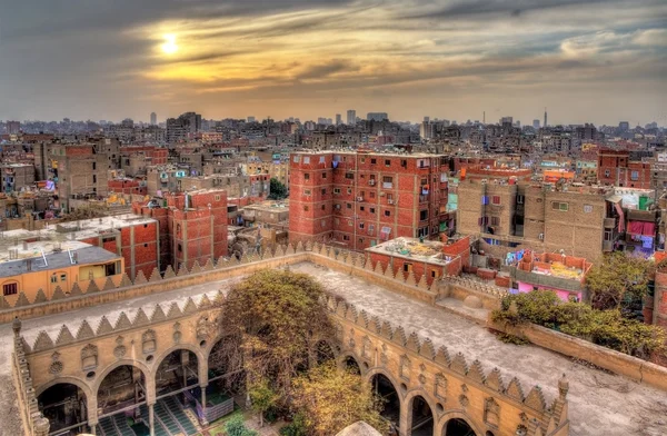 View of Cairo from roof of Amir al-Maridani mosque - Egypt — Stock Photo, Image