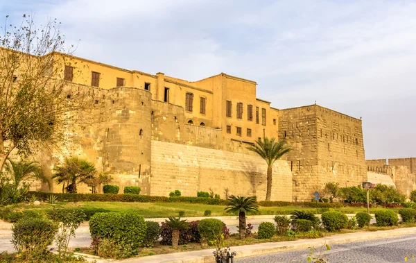 카이로-이집트의 살라 딘 요새의 벽 — 스톡 사진