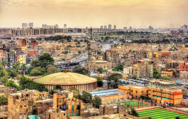 Kilátás a Citadelláról - Egyiptom-Kairó — Stock Fotó