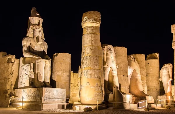 Figure of Ramses II in Luxor Temple - Egypt — Stock Photo, Image