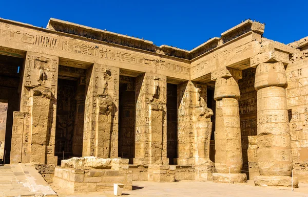 Mortuarium tempel van Ramses Iii. in de omgeving van Luxor in Egypte — Stockfoto