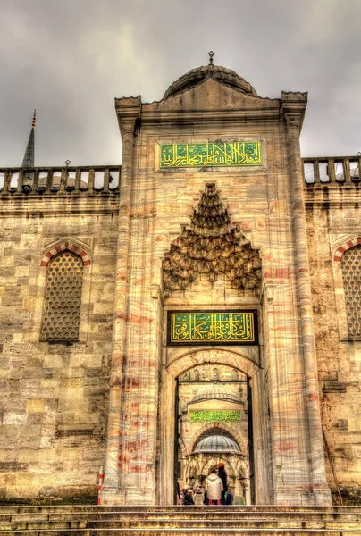 Είσοδος στο τζαμί Σουλτάν Αχμέτ (Μπλε Τζαμί), στην Κωνσταντινούπολη - Turk — Φωτογραφία Αρχείου
