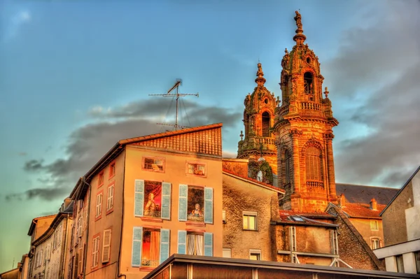 Vista de Saint Jacques chuch en Luneville - Francia, Lorena — Foto de Stock