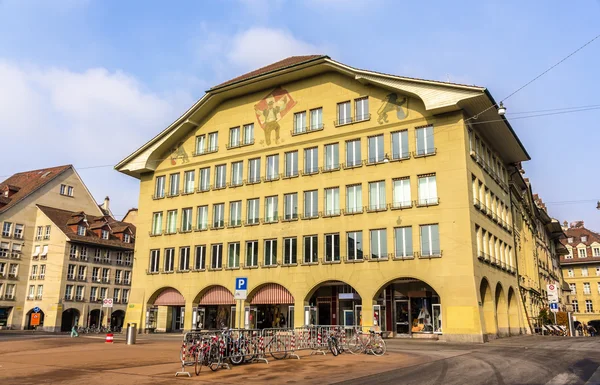 Buildings on Casinoplatz square in Bern - Switzerland — Stock Photo, Image