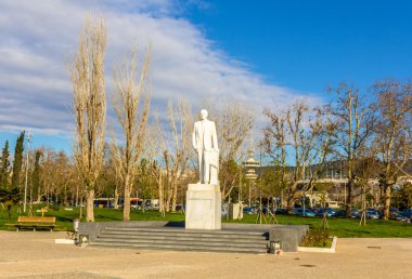 Heykeli Konstantinos Karamanlis Thessaloniki, Yunanistan