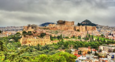 View of the Acropolis of Athens - Greece clipart