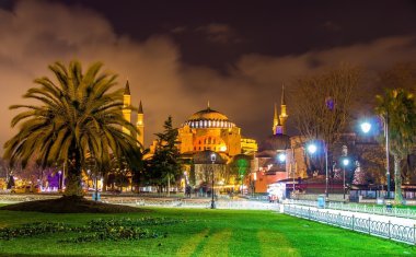Ayasofya'nın İstanbul - Türkiye'nin görünümünü