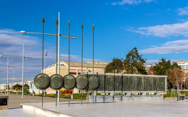 Monumento de Alejandro Magno en Tesalónica, Grecia — Foto de Stock