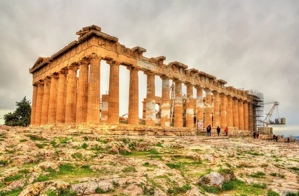 View of the Parthenon in Athens - Greece — Stock Photo, Image