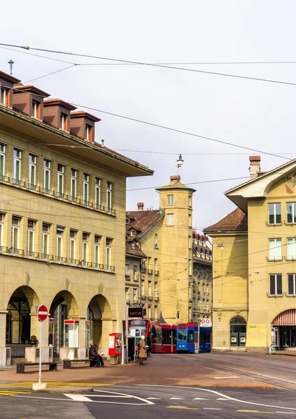 Budovy na náměstí Casinoplatz Bern - Švýcarsko — Stock fotografie