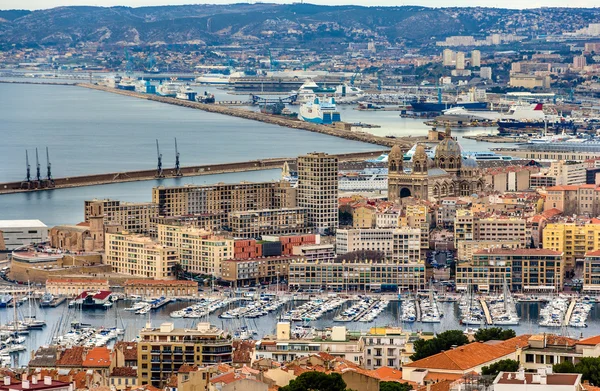 Vue de Marseille depuis Notre-Dame de la Garde — Photo