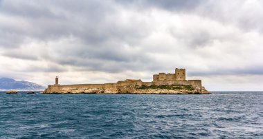 Akdeniz'de - Fransa Chateau d'If görünümünü