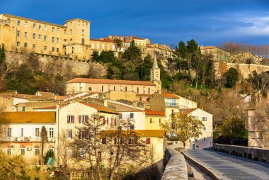 View of the old town of Beziers - France clipart