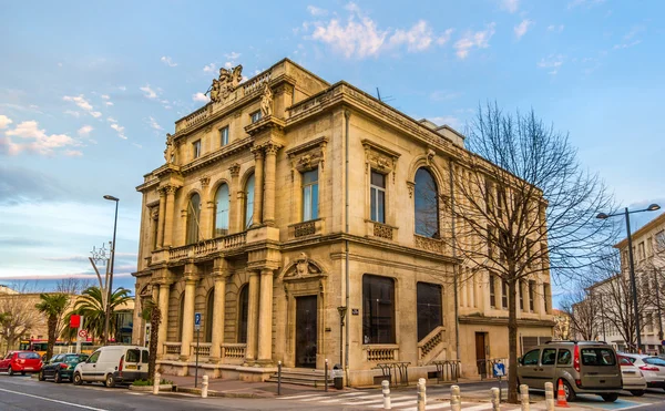 Building in the city center of Beziers - France — Stock Photo, Image