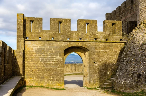 Fortifications of Carcassonne - France, Languedoc-Roussillon — Stock Photo, Image