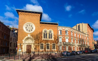 Şehir merkezi Toulouse - Fransa binalarda