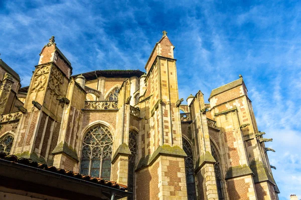 Details van de St. Etienne kathedraal in Toulouse - Frankrijk — Stockfoto